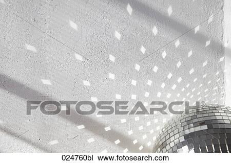 reflections of disco ball on wall View Large Photo Image Stock Image - reflections of disco ball on wall. Fotosearch