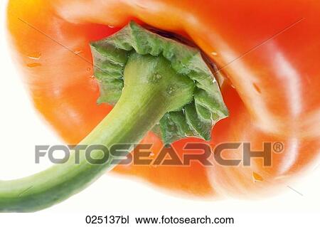 Stock Image - close-up of bell pepper. Fotosearch