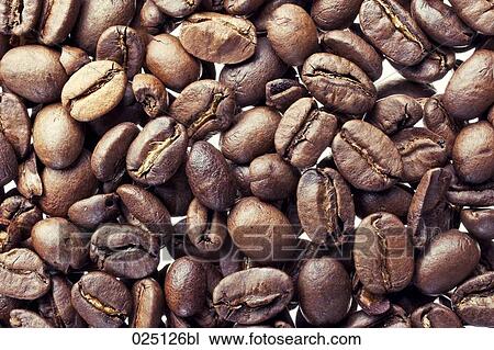 close-up of coffee beans View Large Photo Image Stock Image - close-up of coffee beans. Fotosearch
