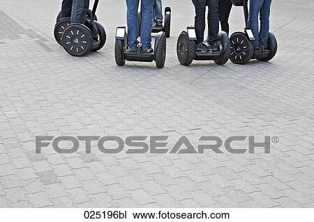 detail of people using segways View Large Photo Image Stock Image - detail of people using segways. Fotosearch