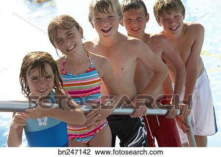 children in swimsuits