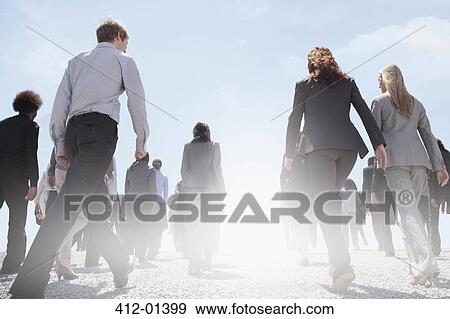 Business people walking View Large Photo Image Stock Photo - Business people walking. Fotosearch