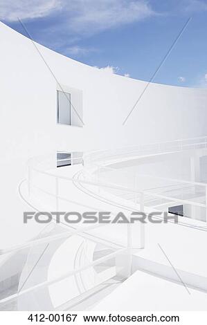 Stock Photo - Curving elevated walkways. Fotosearch