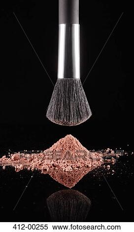 Makeup brush over coral blush powder View Large Photo Image Stock Photography - Makeup brush over coral blush powder. Fotosearch