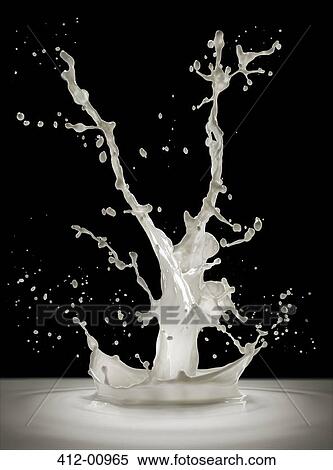 Stock Photography - Milk splashing. Fotosearch