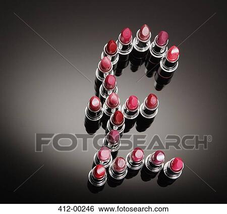 Multicolor lipsticks forming British pound symbol View Large Photo Image Stock Photograph - Multicolor lipsticks forming British pound symbol. Fotosearch