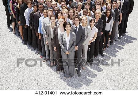 Portrait of business people forming triangle View Large Photo Image Stock Image - Portrait of business people forming triangle. Fotosearch