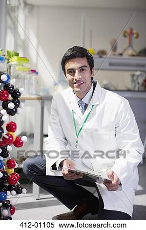 Portrait of smiling scientist in laboratory View Large Photo Image Stock Photography - Portrait of smiling scientist in laboratory. Fotosearch