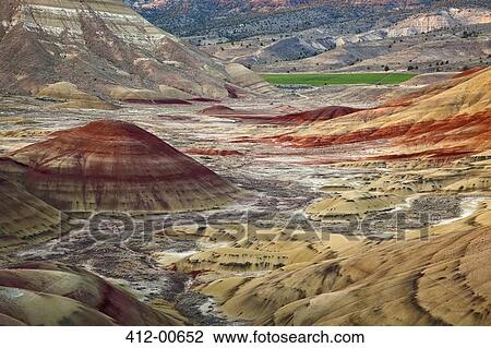 View of Painted Hills in Oregon View Large Photo Image Stock Image - View of Painted Hills in Oregon. Fotosearch