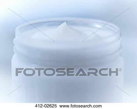 Close up of pot of moisturizer View Large Photo Image Stock Photography - Close up of pot of moisturizer. Fotosearch