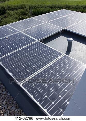 Close up of solar panels outdoors View Large Photo Image Stock Photograph - Close up of solar panels outdoors. Fotosearch