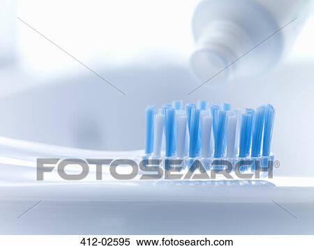 Close up of toothbrush and toothpaste View Large Photo Image Stock Photography - Close up of toothbrush and toothpaste. Fotosearch