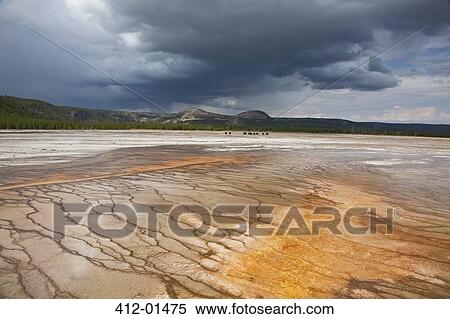 Rock formations in hot spring View Large Photo Image Stock Photography - Rock formations in hot spring. Fotosearch
