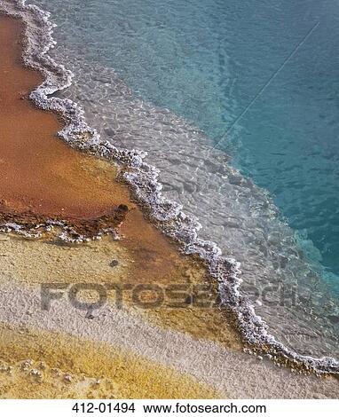 Water washing up on rock formations View Large Photo Image Picture - Water washing up on rock formations. Fotosearch