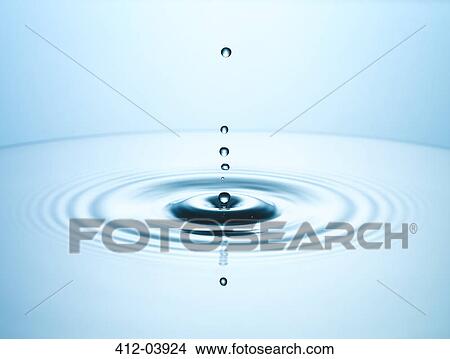 Picture - Close up of splashing water droplet. Fotosearch