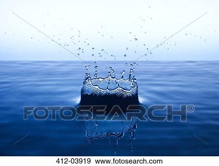 Close up of splashing water droplet View Large Photo Image Stock Photo - Close up of splashing water droplet. Fotosearch