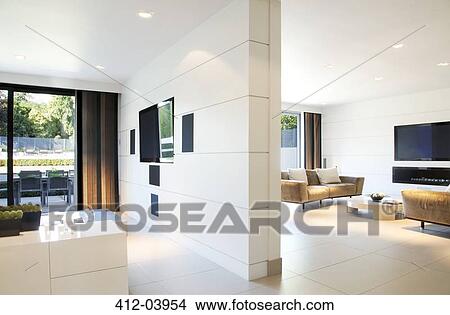 Divider wall of modern home View Large Photo Image Picture - Divider wall of modern home. Fotosearch