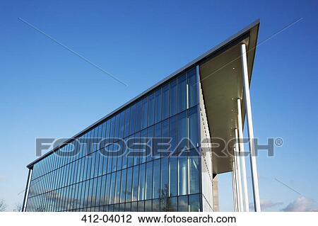 Modern building and blue sky View Large Photo Image Stock Image - Modern building and blue sky. Fotosearch