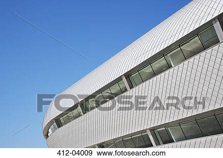 Modern building and blue sky View Large Photo Image Stock Photo - Modern building and blue sky. Fotosearch