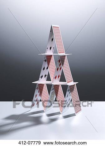 House of cards View Large Photo Image Stock Photo - House of cards. Fotosearch