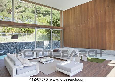 Modern living room View Large Photo Image Stock Photography - Modern living room. Fotosearch