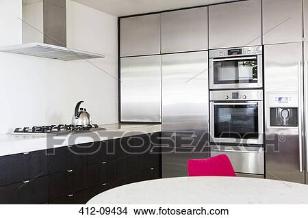 Modern kitchen View Large Photo Image Picture - Modern kitchen. Fotosearch