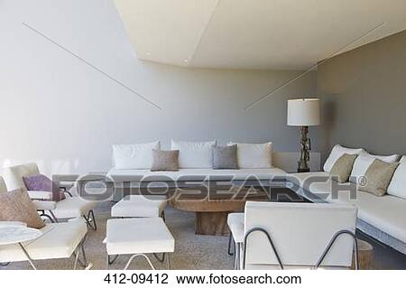 Stock Image - Modern living room. Fotosearch
