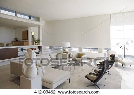 Modern living room View Large Photo Image Stock Image - Modern living room. Fotosearch