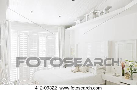 White bedroom View Large Photo Image Stock Image - White bedroom. Fotosearch