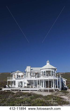 Beach house View Large Photo Image Picture - Beach house. Fotosearch