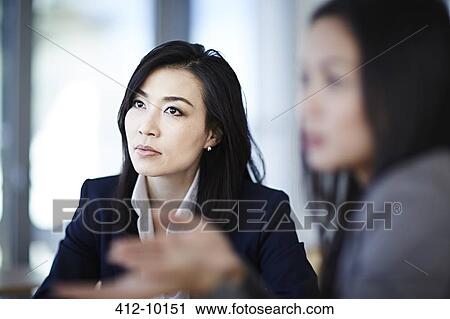 Business people talking in meeting View Large Photo Image Stock Image - Business people talking in meeting. Fotosearch