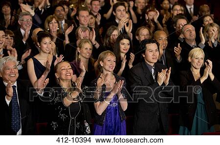 Clapping theater audience View Large Photo Image Picture - Clapping theater audience. Fotosearch
