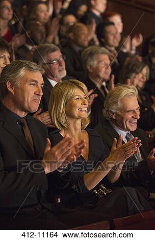 Clapping theater audience View Large Photo Image Picture - Clapping theater audience. Fotosearch
