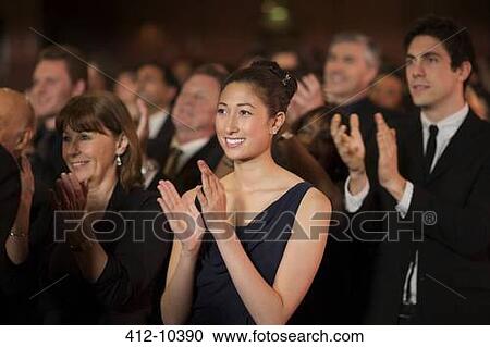 Clapping theater audience View Large Photo Image Stock Image - Clapping theater audience. Fotosearch