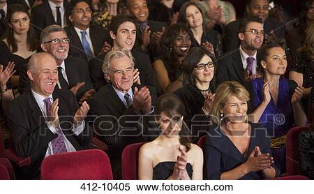 Clapping theater audience View Large Photo Image Stock Photography - Clapping theater audience. Fotosearch