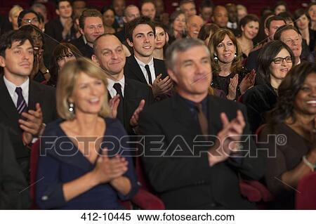 Clapping theater audience View Large Photo Image Stock Photography - Clapping theater audience. Fotosearch