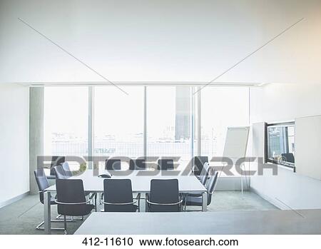 Empty meeting table in office View Large Photo Image Stock Image - Empty meeting table in office. Fotosearch