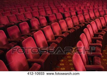 Empty seats in theater auditorium View Large Photo Image Stock Image - Empty seats in theater auditorium. Fotosearch
