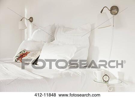 White bedroom View Large Photo Image Stock Photo - White bedroom. Fotosearch