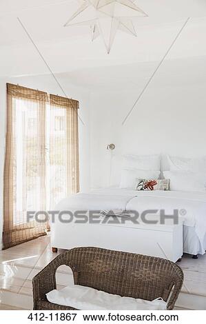White bedroom View Large Photo Image Stock Photo - White bedroom. Fotosearch