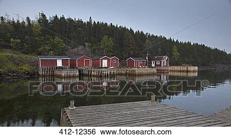 Buildings and docks along calm bay View Large Photo Image Stock Photograph - Buildings and docks along calm bay. Fotosearch