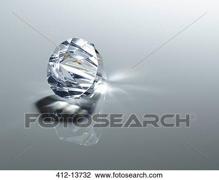 Stock Image - Close up of diamond. Fotosearch