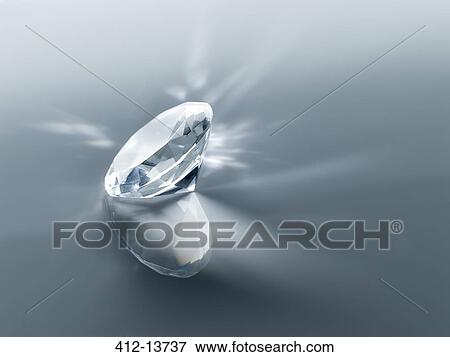 Stock Photo - Close up of diamond. Fotosearch