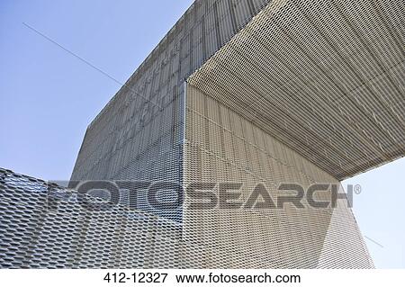 Modern building against blue sky View Large Photo Image Stock Photo - Modern building against blue sky. Fotosearch
