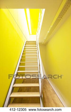 Stairway leading to bright room View Large Photo Image Stock Photography - Stairway leading to bright room. Fotosearch