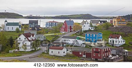 Village along cove View Large Photo Image Stock Image - Village along cove. Fotosearch
