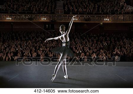 Ballerina performing on stage in theater View Large Photo Image Stock Photography - Ballerina performing on stage in theater. Fotosearch