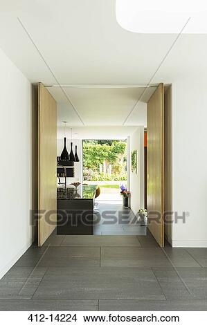 Doorway in modern house View Large Photo Image Picture - Doorway in modern house. Fotosearch