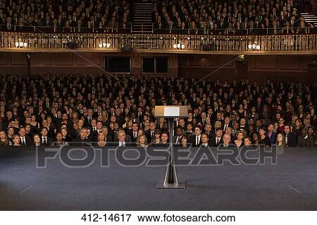 Empty podium on stage in theater View Large Photo Image Stock Photo - Empty podium on stage in theater. Fotosearch