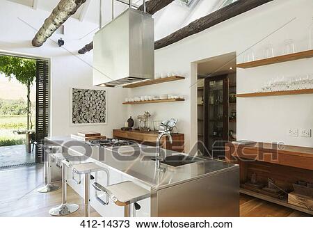 Luxury kitchen View Large Photo Image Stock Image - Luxury kitchen. Fotosearch